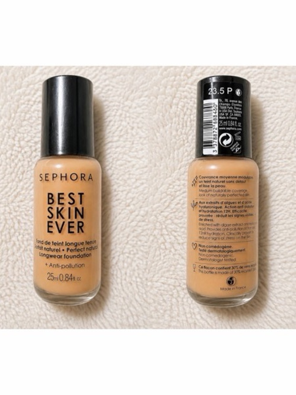 2 Sephora Best Skin Ever Longwear Foundation - Warm Beige Shade